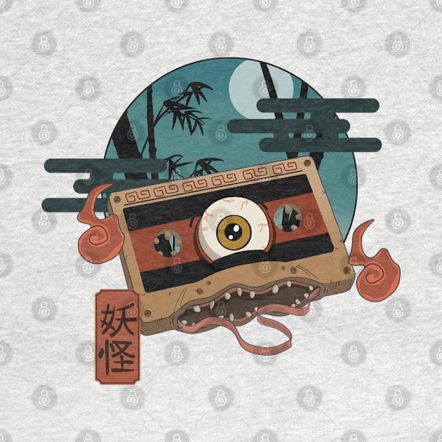 Yokai Cassette Tape by JulenDesign